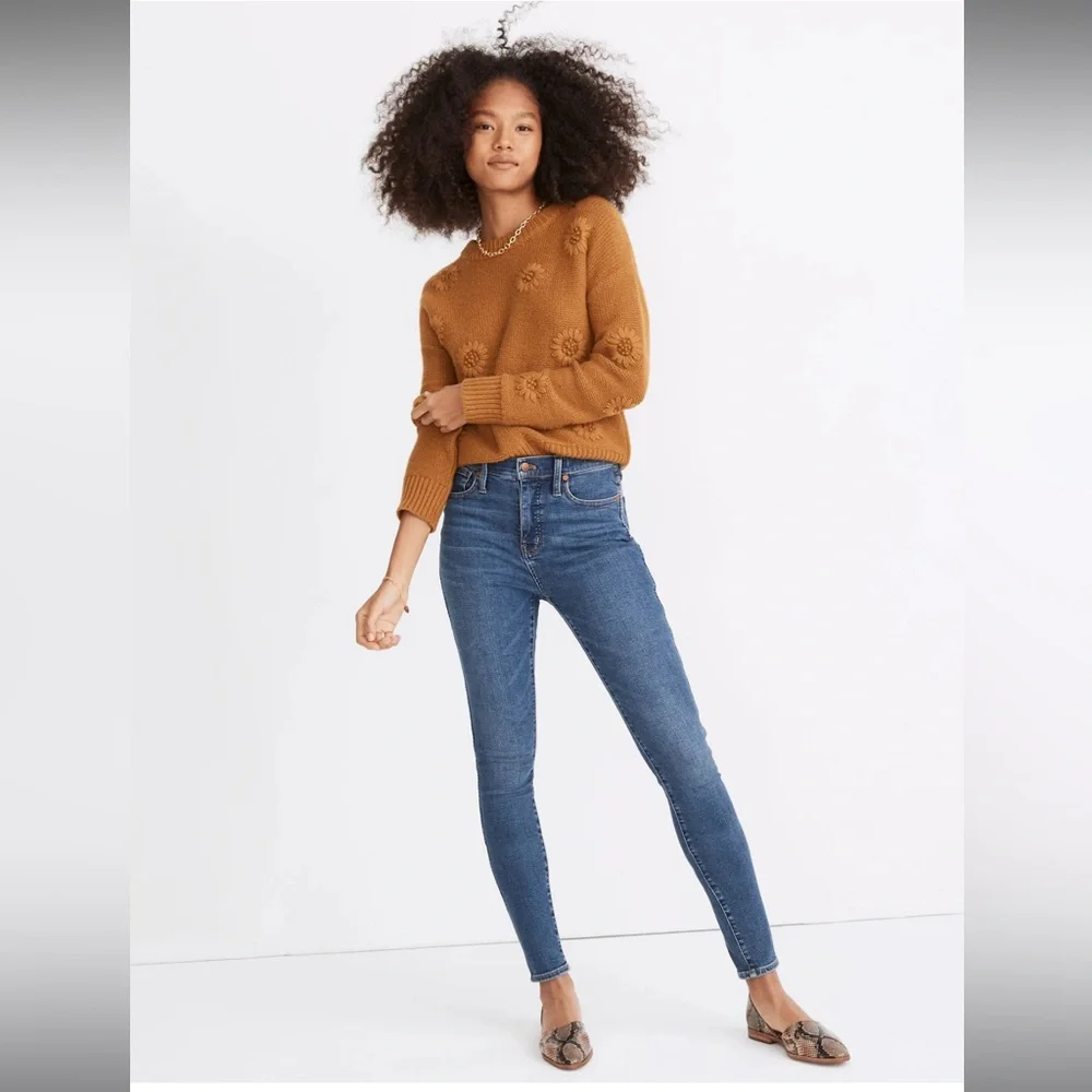 Madewell - Petite 10" High-Rise Skinny Jeans in Wendover Wash-Size 23P - Picture 1 of 12